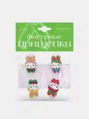 Мятный декоративные фигурные прищепки