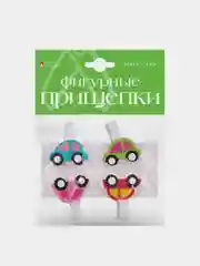 Синий декоративные фигурные прищепки