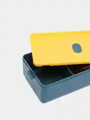 Синий ланч-бокс контейнер для еды Емкость для хранения продуктов