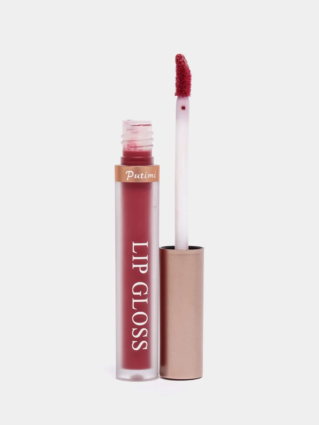 Фуксия помада для губ жидкая матовая PUTIMI LIP GLOSS, 8 топовых оттенков