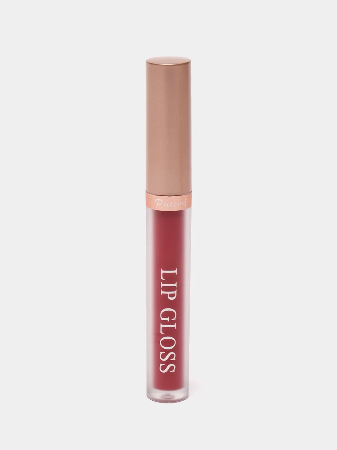 Бордовый помада для губ жидкая матовая PUTIMI LIP GLOSS, 8 топовых оттенков