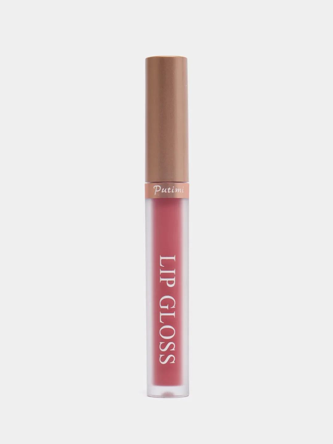 Тёмно-розовый помада для губ жидкая матовая PUTIMI LIP GLOSS, 8 топовых оттенков