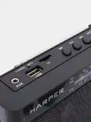 Радиоприемник FM, AM, SWс поддержкой MP3 и Bluetooth, Harper HDRS-377, черный