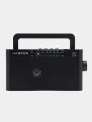 Радиоприемник FM, AM, SWс поддержкой MP3 и Bluetooth, Harper HDRS-377, черный
