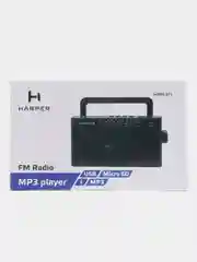 Радиоприемник FM, AM, SWс поддержкой MP3 и Bluetooth, Harper HDRS-377, черный