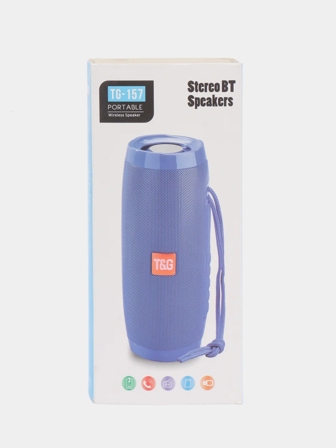 Черный беспроводная Bluetooth-колонка TG 157, портативная