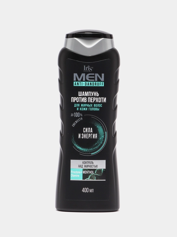 Шампунь мужской для жирных волос, от перхоти Iris MEN "Контроль над жирностью", 400 мл