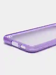 Сиреневый силиконовый усиленный чехол Samsung S22, с блестками