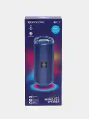 Синий портативная беспроводная колонка Borofone BR15, bluetooth