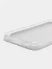 Серебряный силиконовый усиленный чехол Samsung S22, с блестками
