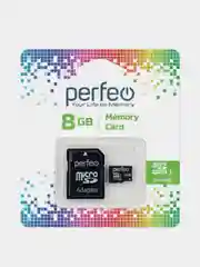 Карта памяти ТАЙВАНЬ Perfeo microSD 16/32/64/128GB Class10 micro SD микросд флешка