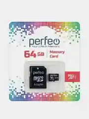 Карта памяти ТАЙВАНЬ Perfeo microSD 16/32/64/128GB Class10 micro SD микросд флешка