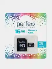 Карта памяти ТАЙВАНЬ Perfeo microSD 16/32/64/128GB Class10 micro SD микросд флешка