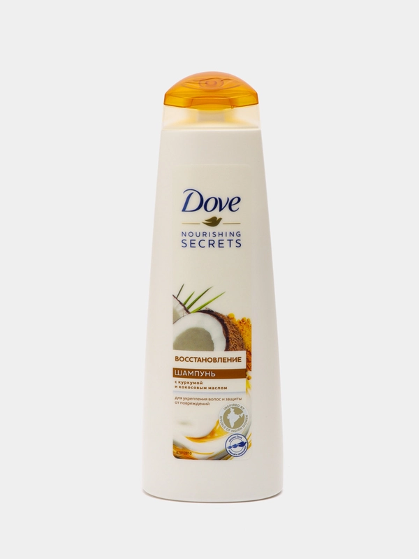 Шампунь Dove "Восстановление" с куркумой и кокосовым маслом, 380 мл
