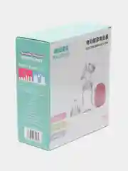 Голубой молокоотсос, электрический, с бутылкой, 150 мл