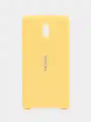 Желтый чехол силиконовый Silicone Cover Case для Nokia 3