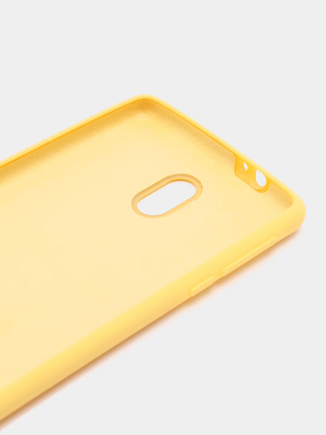Желтый чехол силиконовый Silicone Cover Case для Nokia 3