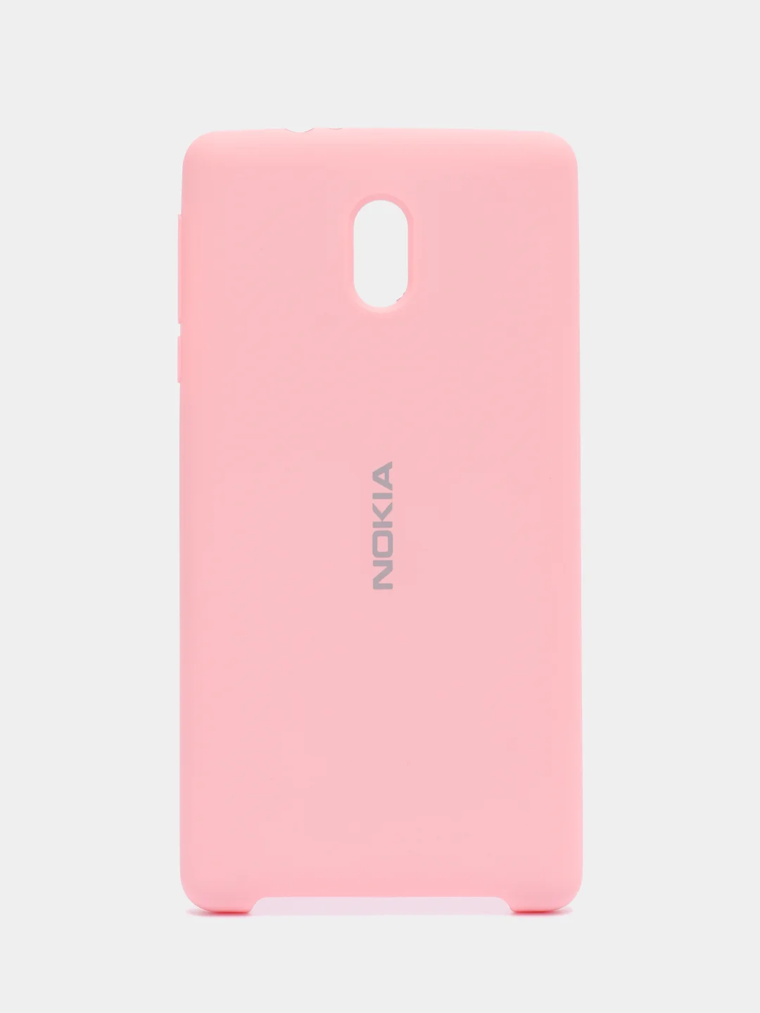 Розовый чехол силиконовый Silicone Cover Case для Nokia 3