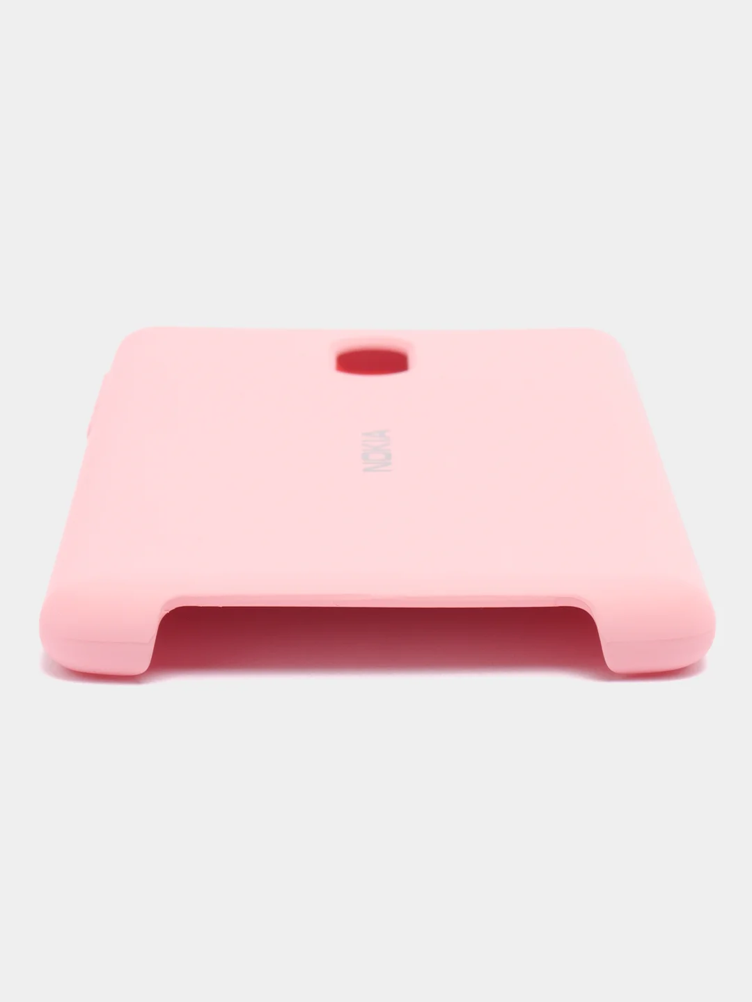 Розовый чехол силиконовый Silicone Cover Case для Nokia 3