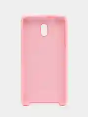 Розовый чехол силиконовый Silicone Cover Case для Nokia 3