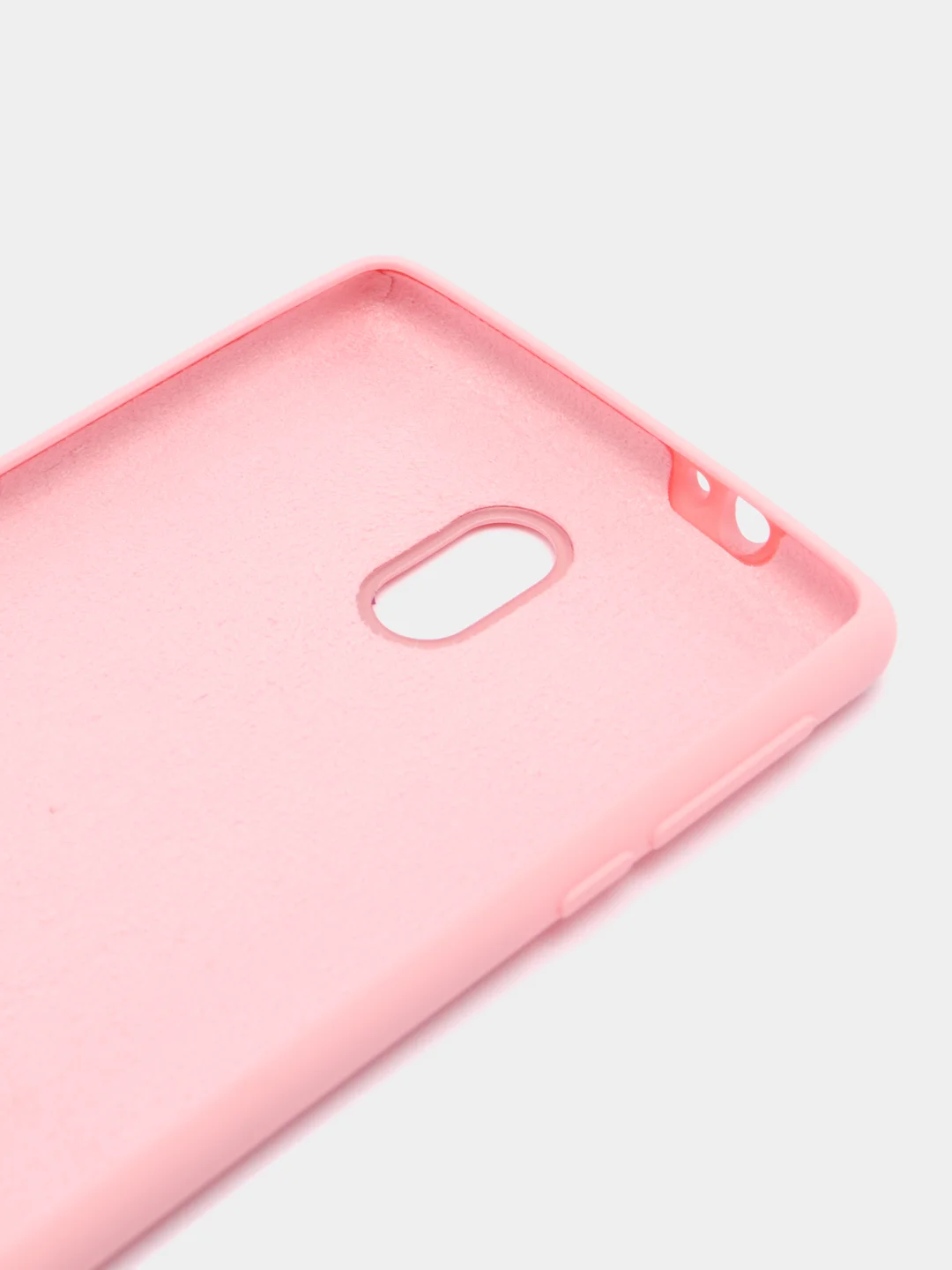 Розовый чехол силиконовый Silicone Cover Case для Nokia 3