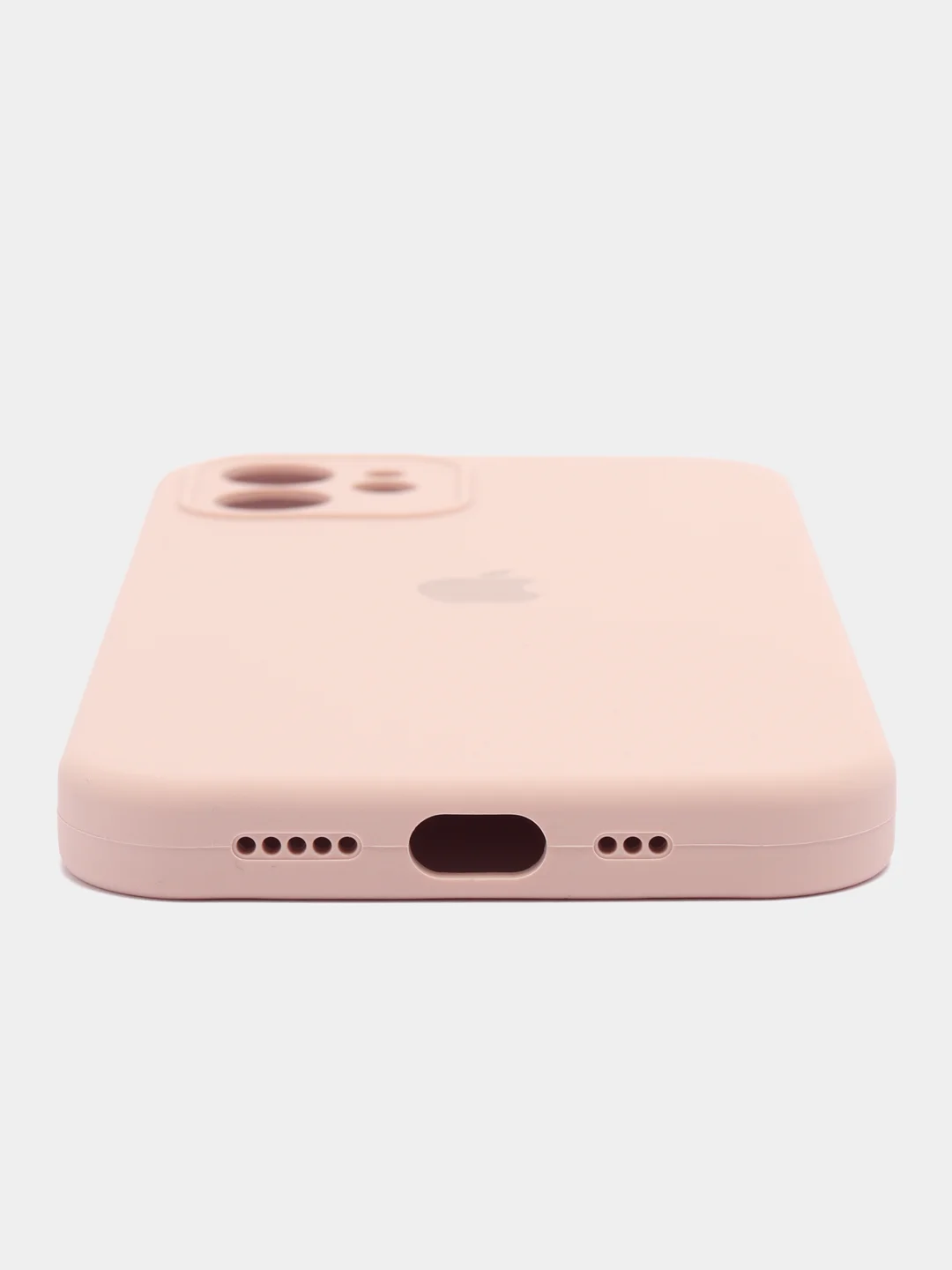 Бежевый меланж чехол для iPhone 13, 12, 11, XR, 7, 8, SE, 8+, 7+, 6s, 6, Pro, Max, силиконовый