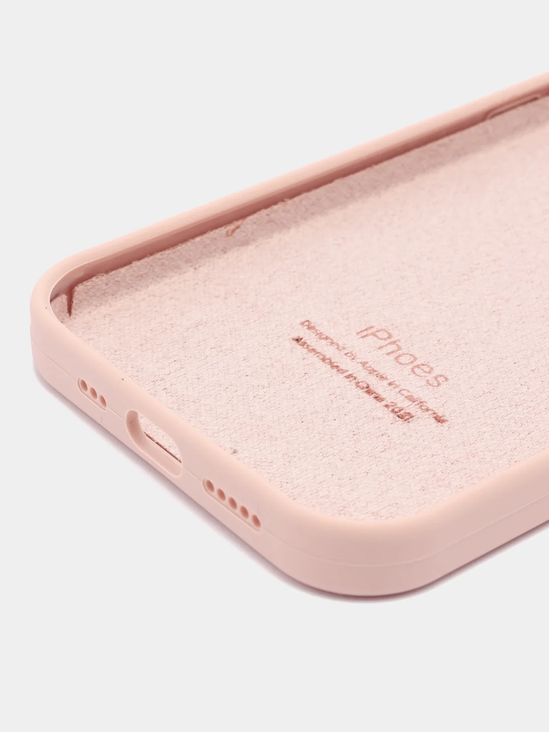 Бежевый меланж чехол для iPhone 13, 12, 11, XR, 7, 8, SE, 8+, 7+, 6s, 6, Pro, Max, силиконовый