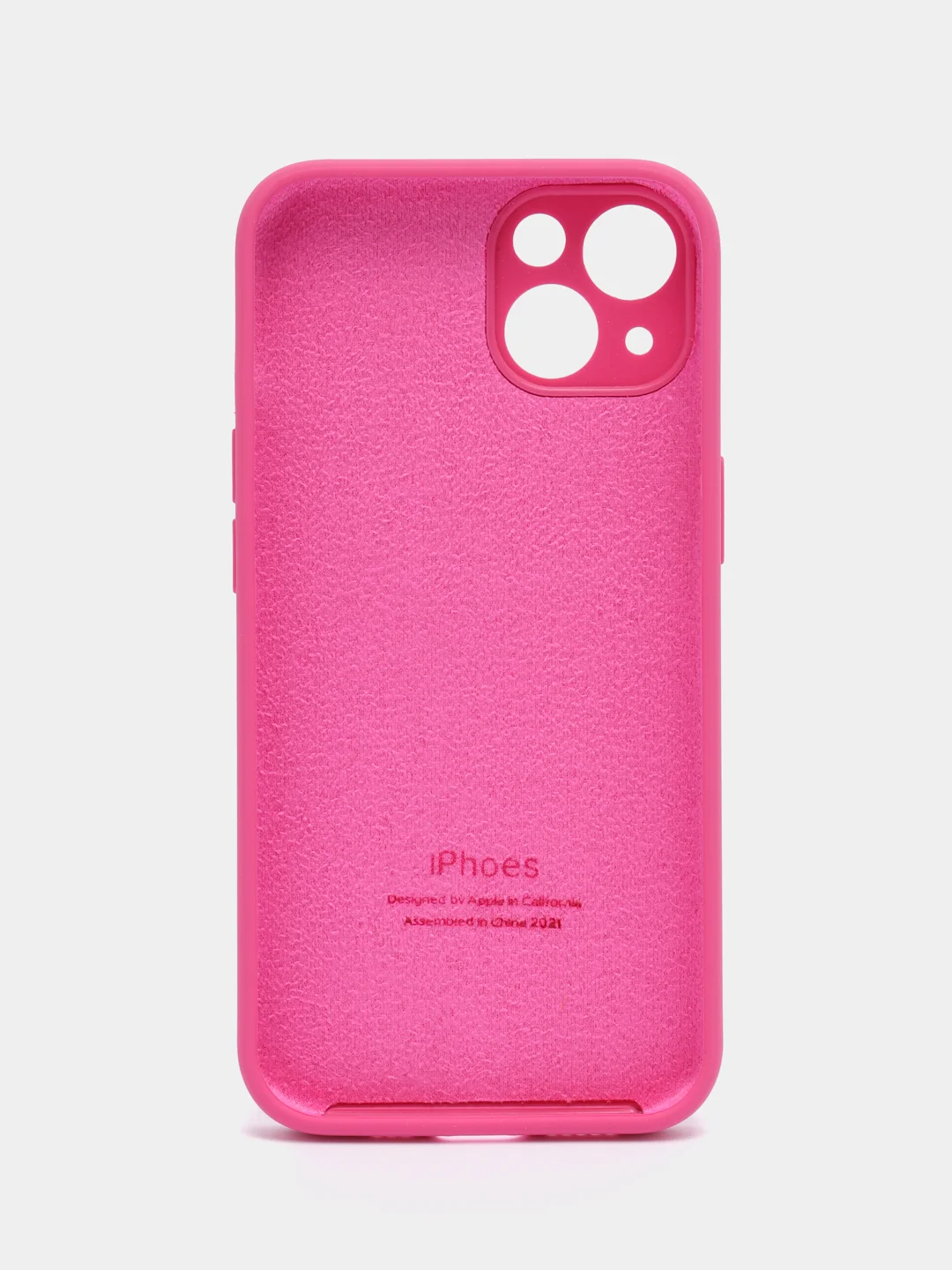 Фуксия чехол для iPhone 13, 12, 11, XR, 7, 8, SE, 8+, 7+, 6s, 6, Pro, Max, силиконовый