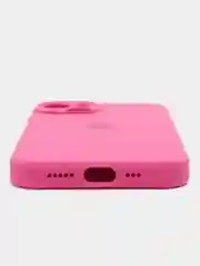 Фуксия чехол для iPhone 13, 12, 11, XR, 7, 8, SE, 8+, 7+, 6s, 6, Pro, Max, силиконовый