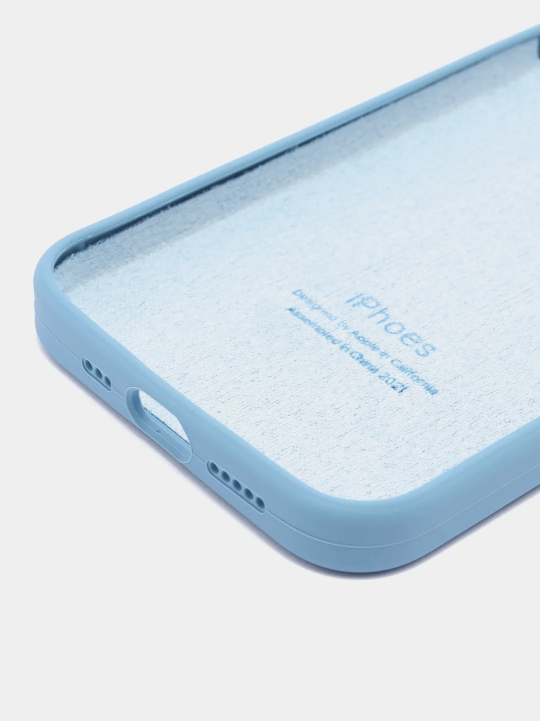 Синий чехол для iPhone 13, 12, 11, XR, 7, 8, SE, 8+, 7+, 6s, 6, Pro, Max, силиконовый