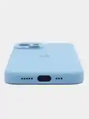 Синий чехол для iPhone 13, 12, 11, XR, 7, 8, SE, 8+, 7+, 6s, 6, Pro, Max, силиконовый
