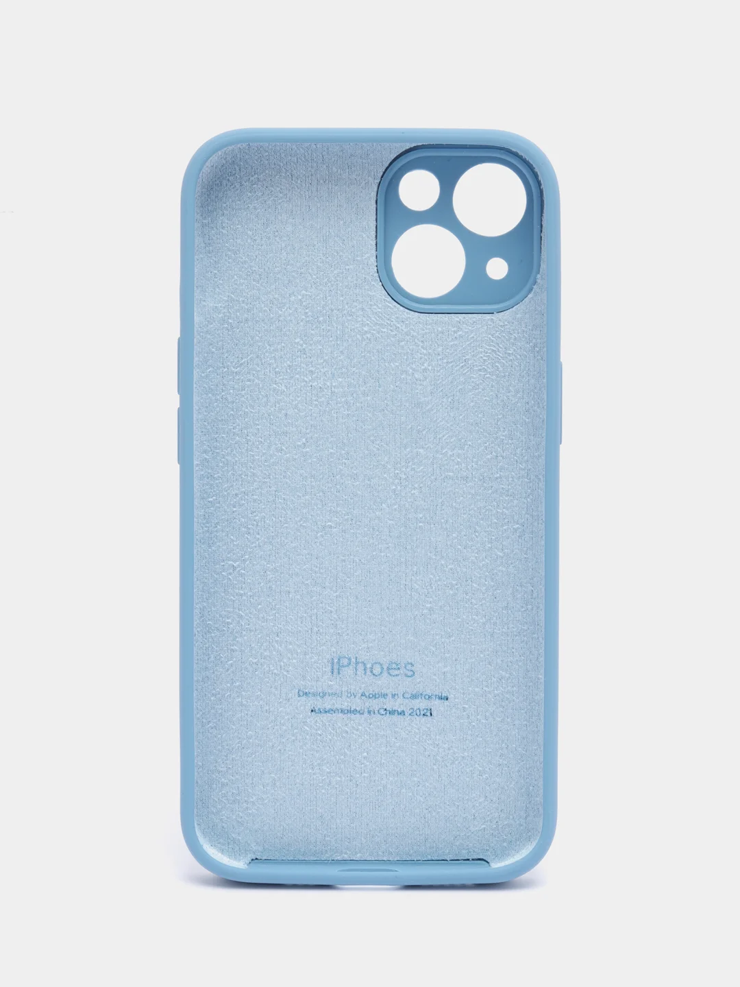 Синий чехол для iPhone 13, 12, 11, XR, 7, 8, SE, 8+, 7+, 6s, 6, Pro, Max, силиконовый