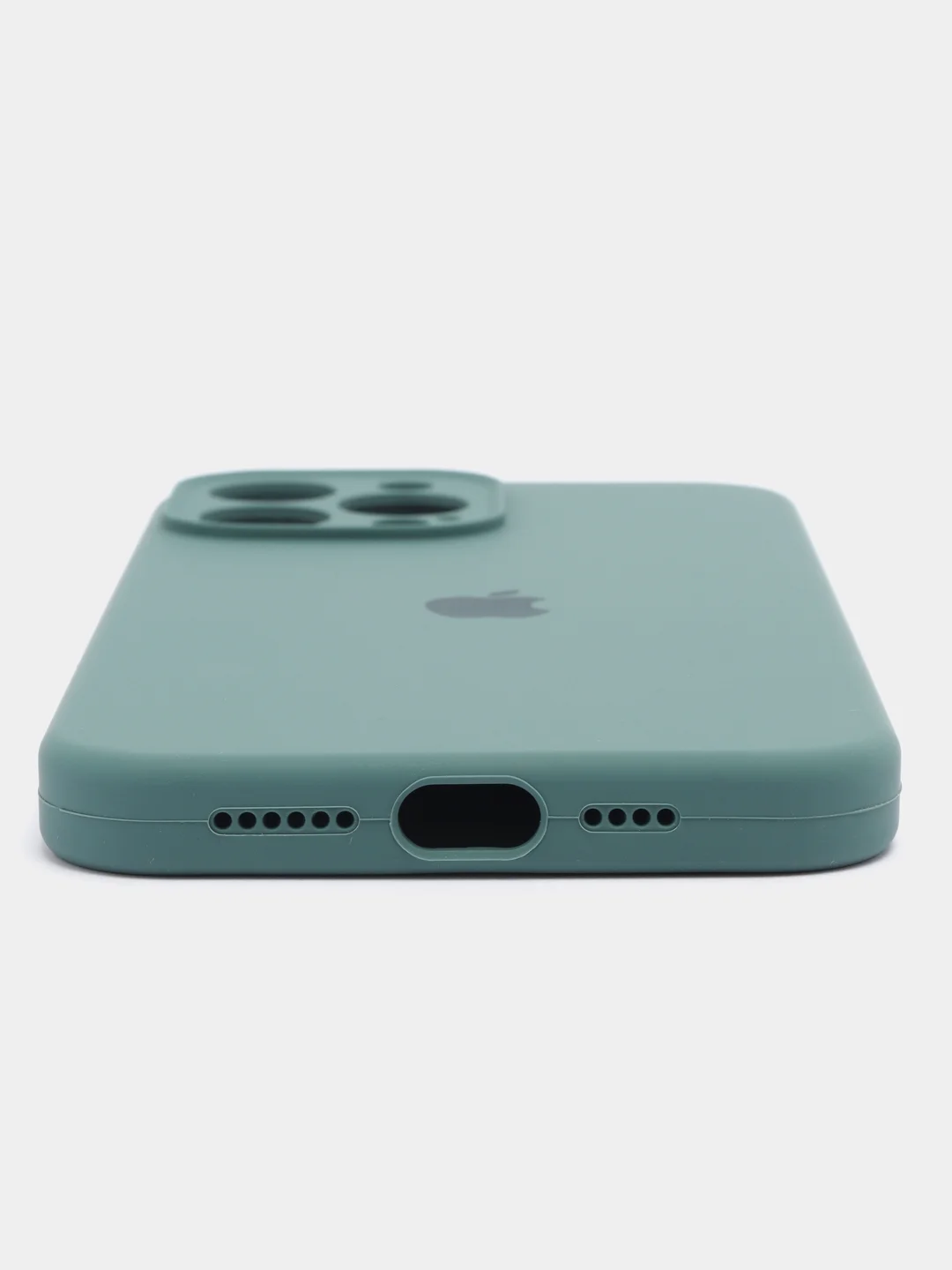 Тёмно-зелёный чехол для iPhone 13, 12, 11, XR, 7, 8, SE, 8+, 7+, 6s, 6, Pro, Max, силиконовый