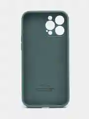 Тёмно-зелёный чехол для iPhone 13, 12, 11, XR, 7, 8, SE, 8+, 7+, 6s, 6, Pro, Max, силиконовый