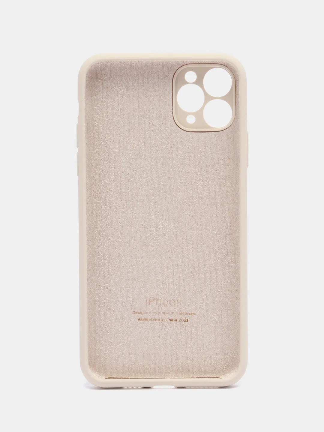 Бежевый чехол для iPhone 13, 12, 11, XR, 7, 8, SE, 8+, 7+, 6s, 6, Pro, Max, силиконовый