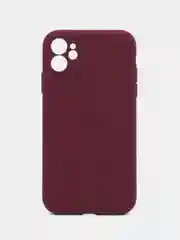Марсала чехол для iPhone 13, 12, 11, XR, 7, 8, SE, 8+, 7+, 6s, 6, Pro, Max, силиконовый