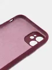 Марсала чехол для iPhone 13, 12, 11, XR, 7, 8, SE, 8+, 7+, 6s, 6, Pro, Max, силиконовый