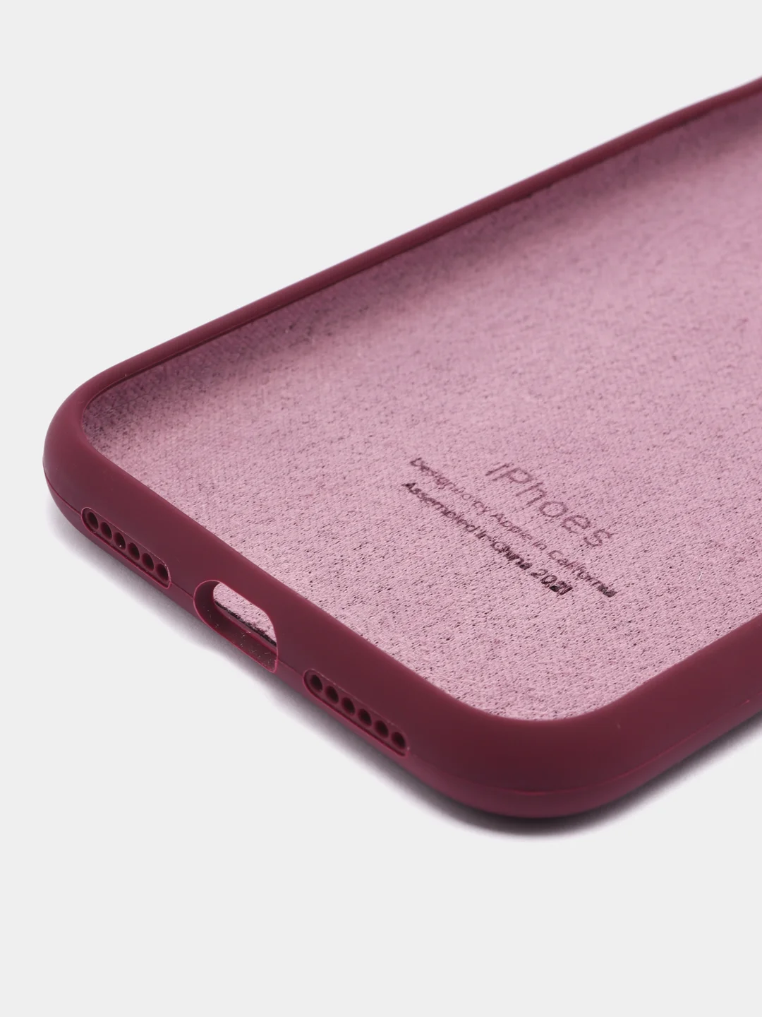 Марсала чехол для iPhone 13, 12, 11, XR, 7, 8, SE, 8+, 7+, 6s, 6, Pro, Max, силиконовый
