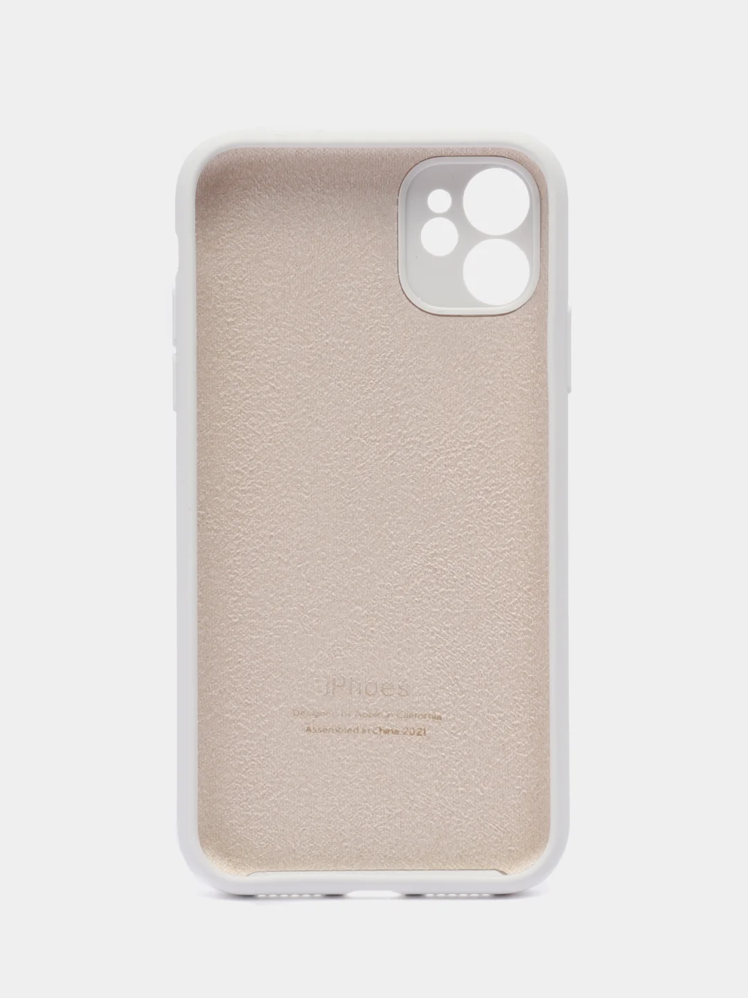 Белый чехол для iPhone 13, 12, 11, XR, 7, 8, SE, 8+, 7+, 6s, 6, Pro, Max, силиконовый