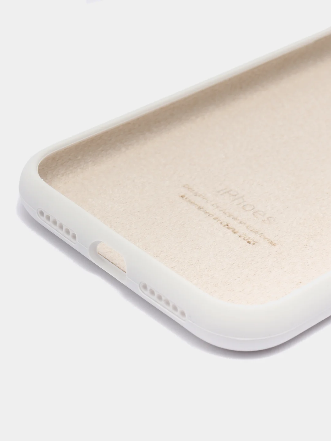 Белый чехол для iPhone 13, 12, 11, XR, 7, 8, SE, 8+, 7+, 6s, 6, Pro, Max, силиконовый