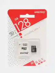 Карта памяти microSD Smartbuy Class 10 128 GB