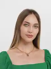 Золотой цепочка с подвеской-замком