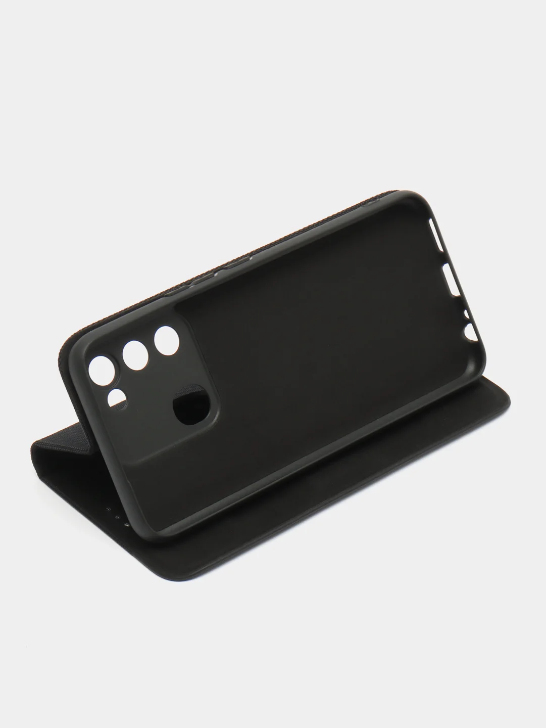 Черный чехол-книжка Tecno Go 2022 / Tecno Spark 8C