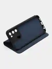 Синий чехол-книжка Tecno Go 2022 / Tecno Spark 8C