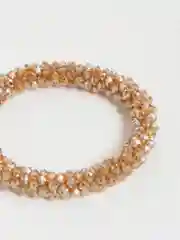 Золотой резинка-браслет для женщин из хрусталя