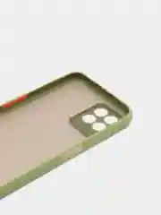 Сиреневый чехол Realme 8I с защитой камеры и матовой спинкой