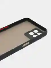 Черный чехол Realme 8I с защитой камеры и матовой спинкой