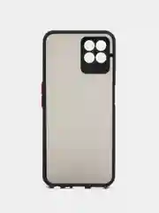 Черный чехол Realme 8I с защитой камеры и матовой спинкой