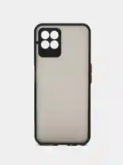 Черный чехол Realme 8I с защитой камеры и матовой спинкой