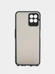Синий чехол Realme 8I с защитой камеры и матовой спинкой